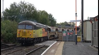 70809 amp 56302  6C30  Cradley Heath  29th September 2024 [upl. by Annot]