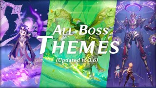 All Boss Themes — Genshin Impact OST 36 [upl. by Perkins623]