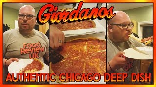 Giordanos Chicago Deep Dish Pizza Pie Review  America [upl. by Bigelow646]