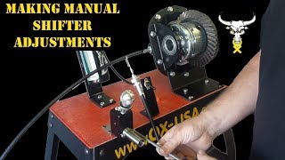 OX Locker Manual Shifter Adjustment Tutorial [upl. by Chadd650]