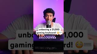 1000 keyboard unboxing 😳⌨️ asmr [upl. by Oinotnanauj]