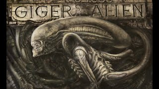 Giger Alien tribute Oil on canvas [upl. by Newra542]