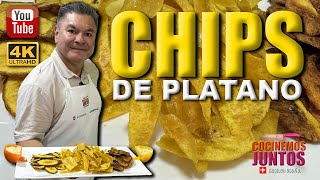 Como hacer CHIPS DE PLATANO amp mayonesa huevo duro [upl. by Brownley]