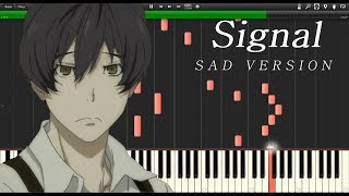 91 Days OP  Signal Sad version  Synthesia [upl. by Marba]