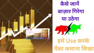 कैसे जाने बाजार कब गिरेगा या उठेगा candlestick trending stockmarkettrending youtubevideo [upl. by Anauqes68]