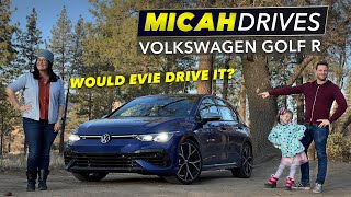 2022 Volkswagen Golf R 6Speed Manual  POV Driving Impressions [upl. by Frissell]