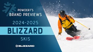 20242025 Blizzard Skis Preview  Powder7 [upl. by Draneb458]