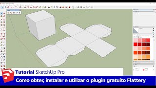 Tutorial SketchUp Pro Como Utilizar o Plugin Gratuito FLATTERY para o SketchUp Pro [upl. by Enneibaf]