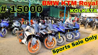 🔥 Only 15000 Sports Bike  Second hand Ktm Bmw Mt Bullet Cheapest bike Kolkata Ghosh auto Centre [upl. by Jollenta274]