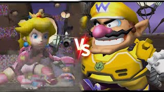 Mario Strikers Charged  Peach Vs Wario [upl. by Service]