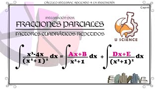 Integración por Fracciones Parciales Factores cuadráticos repetidos [upl. by Haroun]