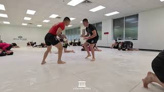 Andrew Tackett training for Combat Jiu Jitsu with Kody Steele  Brazilian Fight Factory [upl. by Annyl]