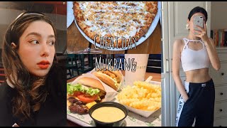 MUKBANG  Shake Shack Tacos amp Pizza ☆ [upl. by Amalbena674]