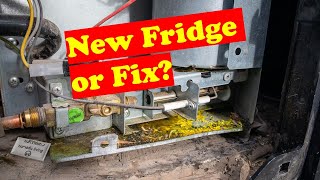 DIY RV FRIDGE REPAIR Replacing Cooling Unit [upl. by Gilchrist]