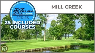 FSX PLAY Course Flyover  Mill Creek  25 Free Course Bundle [upl. by Annawt]