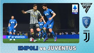 EMPOLI vs JUVENTUS  Serie A 202425 [upl. by Nonnairb]