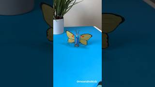 DIY “Yellow butterfly” homopolar motor Easy and fun electronics project for beginners science [upl. by Novelc]