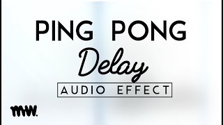 Ping Pong Delay  Audio Effect [upl. by Kcirednek]