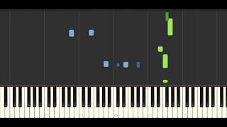 Bram Stokers Dracula OST quotMinaDraculaquot Piano Tutorial Synthesia  Wojciech Kilar [upl. by Lein]