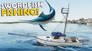 Harpoon Fishing Swordfish  Fishing North Atlantic [upl. by Shepperd]