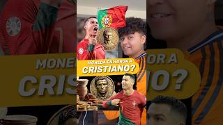 😱 VAN A SACAR UNA MONEDA DE CRISTIANO RONALDO ⁉️ joshjuanico viralvideo shorts [upl. by Yras726]