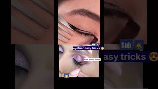 Eyeliner hacks vs professional eyelinerhooded eyes eyeliner [upl. by Inanak]