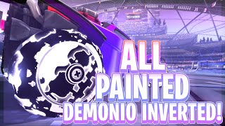 ALL NEW PAINTED DEMONIO INVERTED Rocket League Season 11 Update [upl. by Oiram]