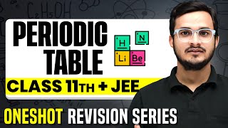 PERIODIC TABLE  Complete Chapter in 1 Video  ConceptsPYQs  Class 11 JEE [upl. by Jona]