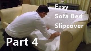 Sewing of Sofa bed Slipcover Part 4 final [upl. by Eirlav]