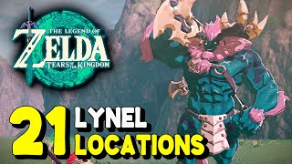 Zelda Tears of the Kingdom LYNEL LOCATIONS Where to find Red Blue White amp Silver Lynels [upl. by Jun]