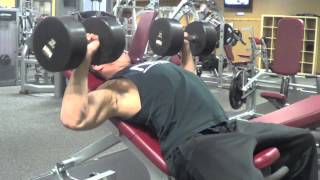 Incline Dumbbell Press  Upper Chest  Nick Wright [upl. by Arual]