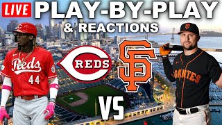 Cincinnati Reds vs San Francisco Giants  Live PlayByPlay amp Reactions [upl. by Ednarb383]