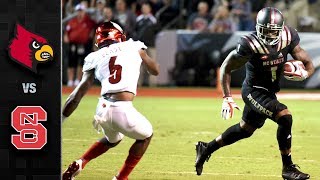 Louisville vs NC State Football Highlights 2017 [upl. by Nawat565]