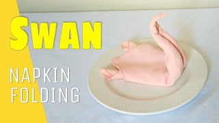 SWAN NAPKIN FOLDING [upl. by Steinberg]