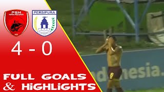 PSM Makassar vs Persipura 40 Full Goals amp Highlights Liga 1 2019 [upl. by Yevrah]