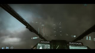 323 Volumetric Clouds Star Citizen ArcCorp Area18 [upl. by Hitt]