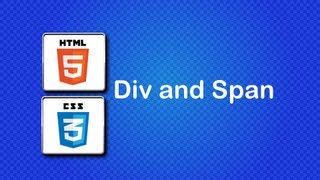 HTML5 and CSS3 Beginner Tutorial 19  Div and Span [upl. by Michaeu]