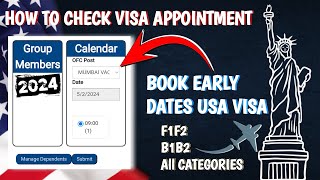 HOW TO MONITOR VISA SLOTS  HOW TO BOOK USA VISA APPOINTMENT [upl. by Dong]