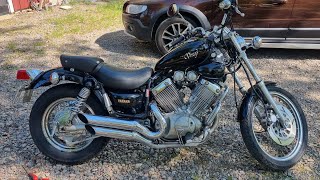 Yamaha Virago 535 Bobber Project [upl. by Rives126]