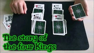 The story of the four Kings awesome card trick [upl. by Etnaed]