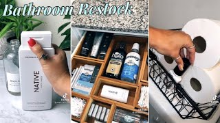 Bathroom Restock amp Organization ASMR Satisfying TikTok Compilation [upl. by Dasteel]