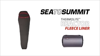 Sea to Summit Reactor Fleece Liner [upl. by Nalod]