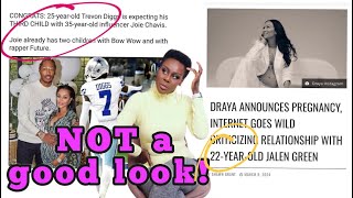 COWBOYS TREVEN DIGGS amp JOIE CHAVIS ARE EXPECTING SHE HAS 2 KIDS 1 WITH BOW WOW amp 1 W FUTURE🤰🏽 [upl. by Aicilat558]