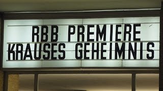 Krauses Geheimnis  Premiere im Kino International in Berlin [upl. by Aseuqram905]