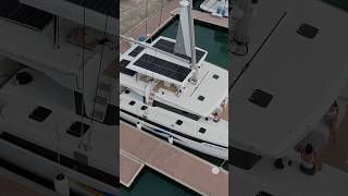 My new yacht An Island Spirit 525e So excited to start cruising on this beast yacht sailing [upl. by Ennayram]