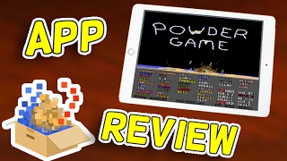 Powder Game App Review  Physics App [upl. by Enisamoht]