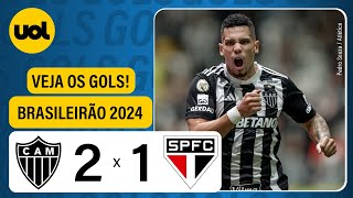 ATLÉTICOMG 2 X 1 SÃO PAULO  CAMPEONATO BRASILEIRO 2024 VEJA OS GOLS [upl. by Hollingsworth]