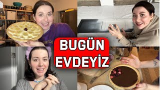 BUGÜN HER YER KAPALI ⚠️TART YAPIYORUZ🍨  DOLABIM ARTIK BİTİYOR🔨  aralog2023 26 [upl. by Bernadene]