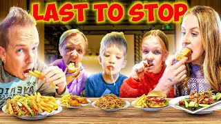 Last to Stop Eating Wins 1000 [upl. by Aidne]