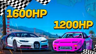 Retamos Un Chiron De 1600HP Con Un 240sx De 1200HP [upl. by Eihpos]